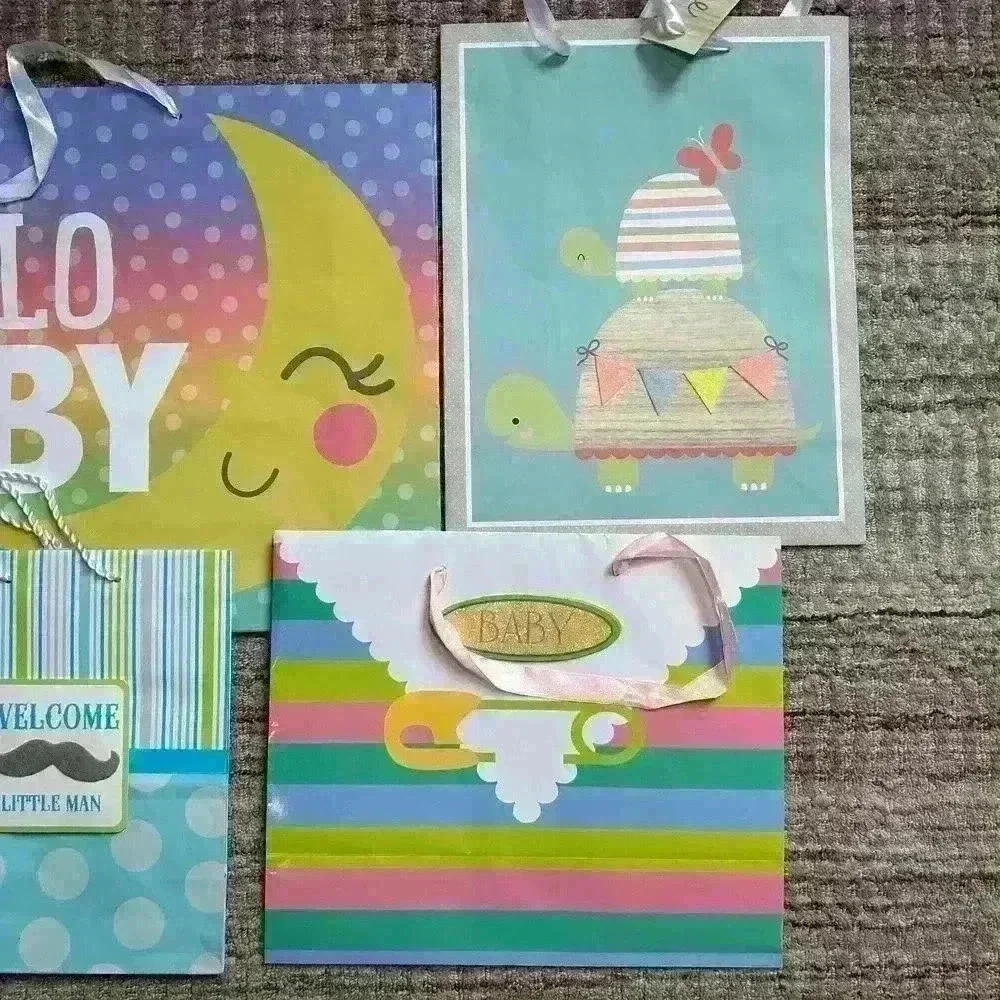 5 POUNDS 42 Pcs Gift Bags For All Occasions — Birthday Baby Shower Christmas